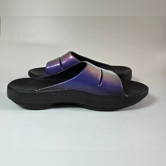OOFOS OOahh Luxe Women's Slide Sandal Size 9 - Picture 4 of 12